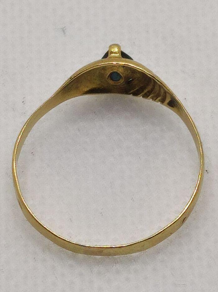 Bague or et saphir - photo numéro 8