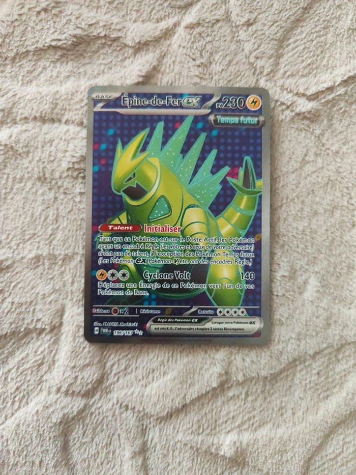 Carte pokémon épine de fer ex 196/167 - photo numéro 1