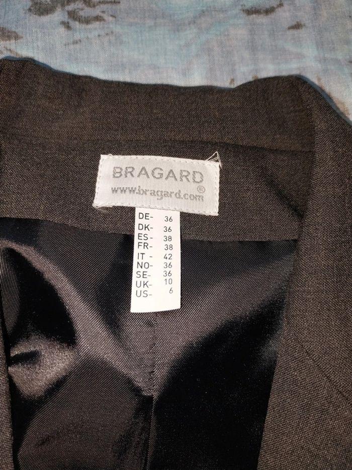 Tailleur femme 38 Bragard NEUF gris anthracite - photo numéro 5