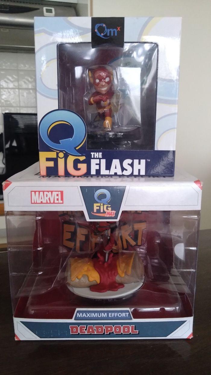 Lot figurines Q-fig Max Deadpool et The Flash - photo numéro 1