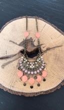 Collier long - couleur cuivre et orange