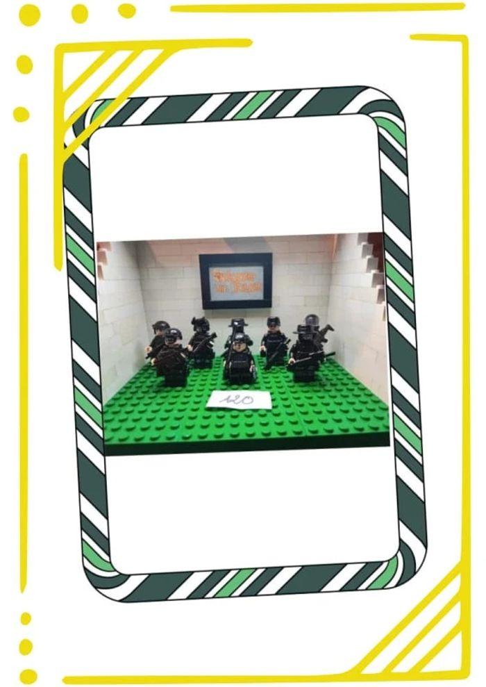 "Lot A20" - Lot de 8 soldats type Lego - photo numéro 1