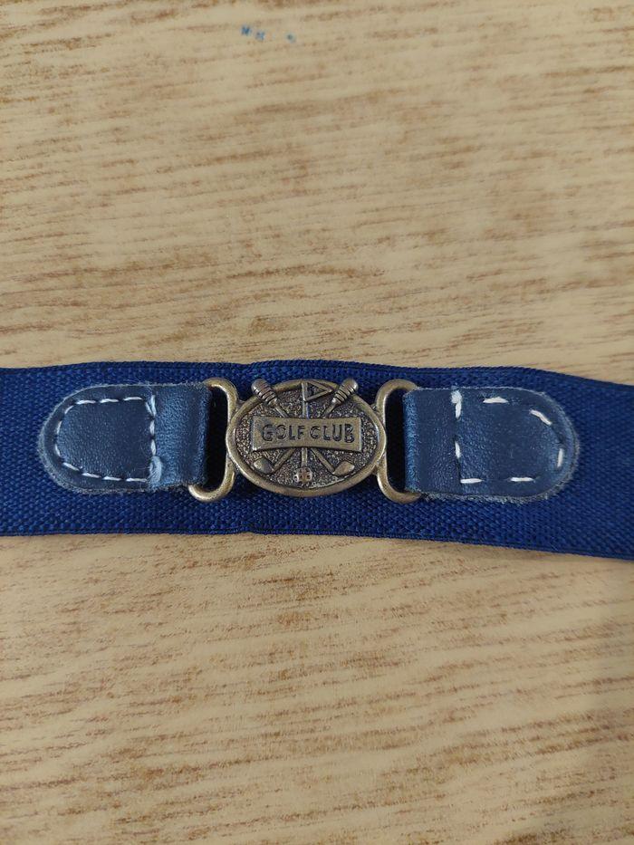 Ceinture bleu marine longueur 55- 61 cm - photo numéro 2