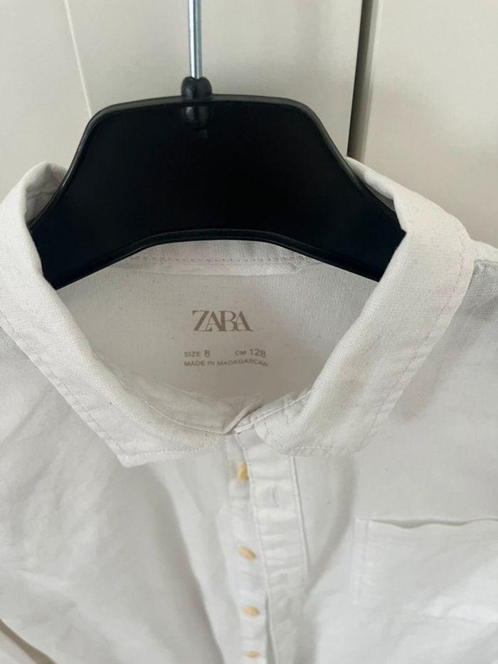 Chemise en lin - 8 ans - Zara - photo numéro 2