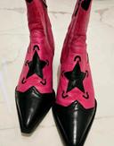 Bottines cowboy rose Asos 40