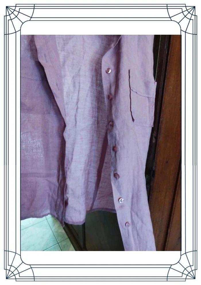 Chemise rose pale sans manches taille L/40 - photo numéro 9