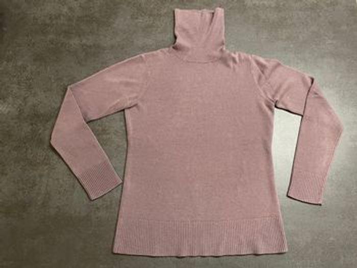 Pull col roulé lilas femme T38 - photo numéro 1