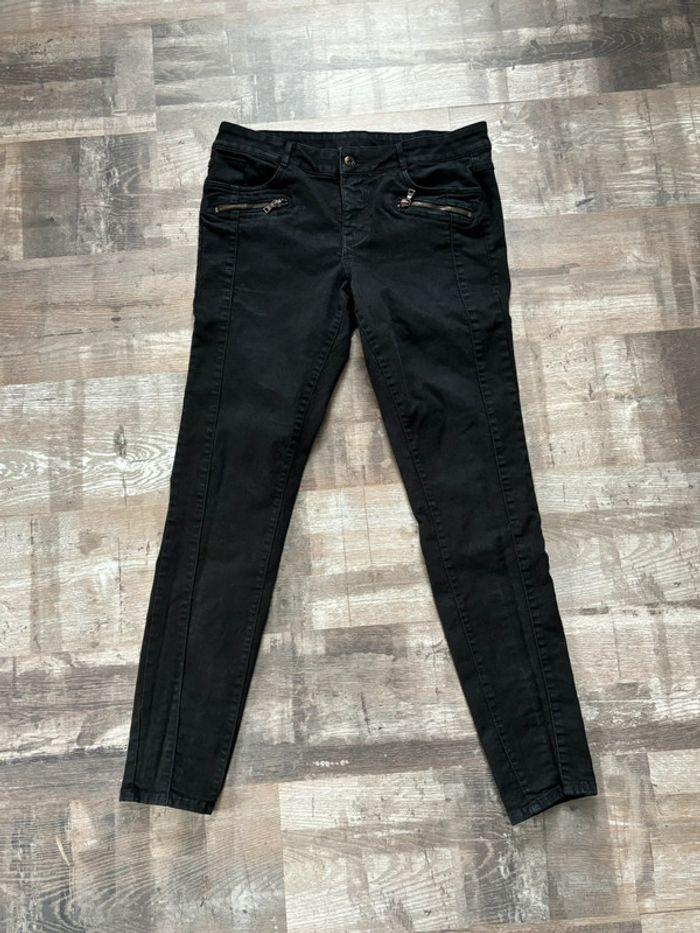 Pantalon noir clockhouse - taille 42 - photo numéro 1