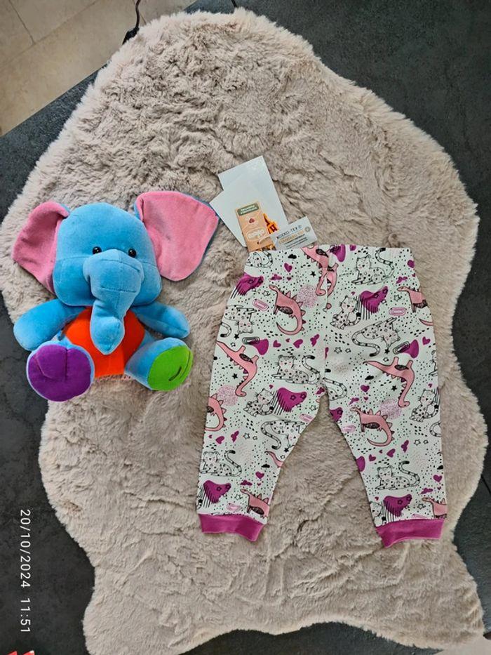 🚨Chicco 🚨pantalon coton  pink 12 mois|Calças de algodão menina 12 meses🚨bambina 12mesi - photo numéro 2