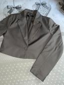 blazer court gris anthracite Gina Tricot