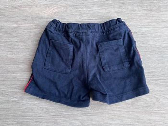 Short bleu marine Petit Bateau 12 mois - photo numéro 3