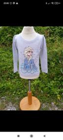 T shirt reine des neiges 2 ans