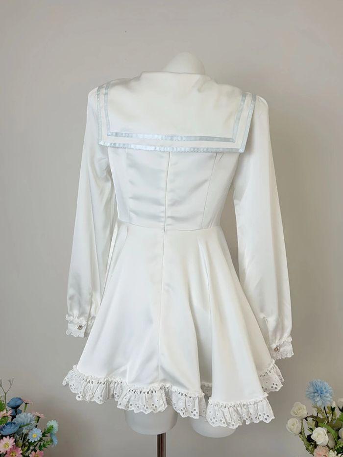 Dress Robe style Blue Marin Navy Lolita Cosplay Cute Kawaii - photo numéro 6