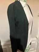 Gilet vert avec boutons / cardigan laine