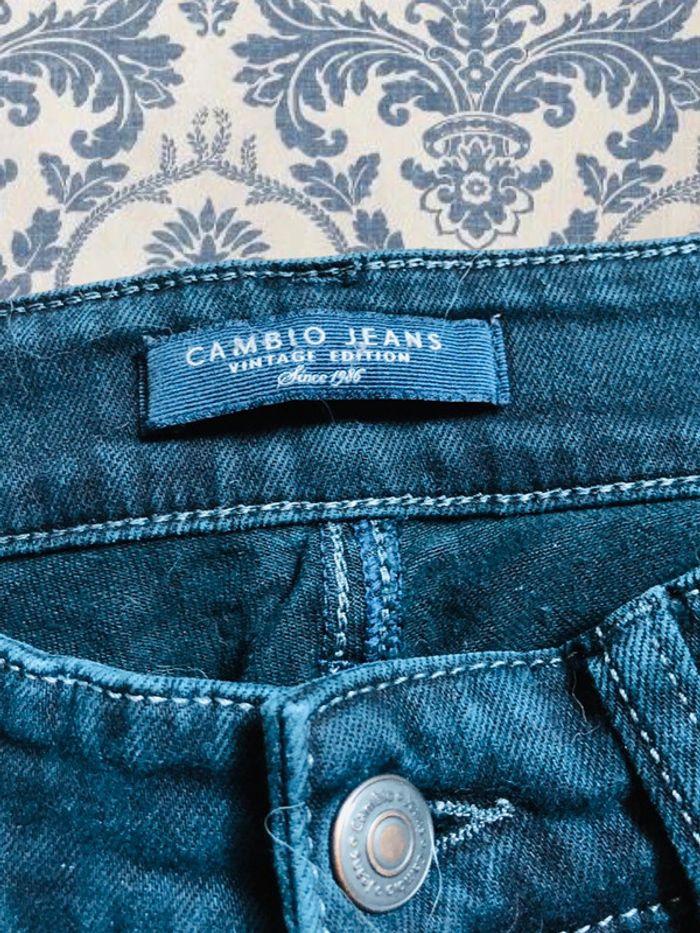 💙Jean coupe droite imprimé baroque Cambio vintage baroque print jeans💙 - photo numéro 13