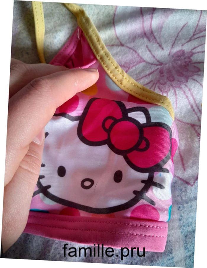 Haut maillot de bain Hello Kitty 7ans - photo numéro 6