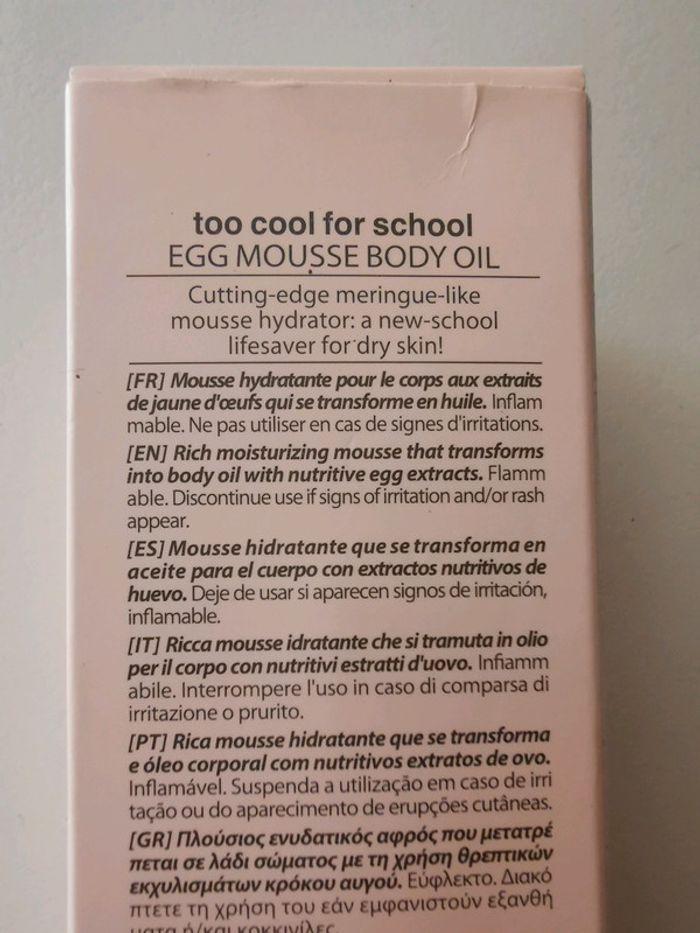 Egg mousse body oil - photo numéro 2