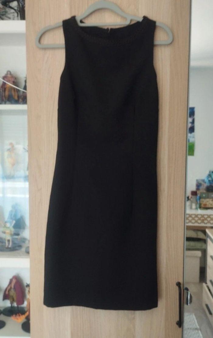 Robe d'été chic noir - Taille unique = Taille S 36