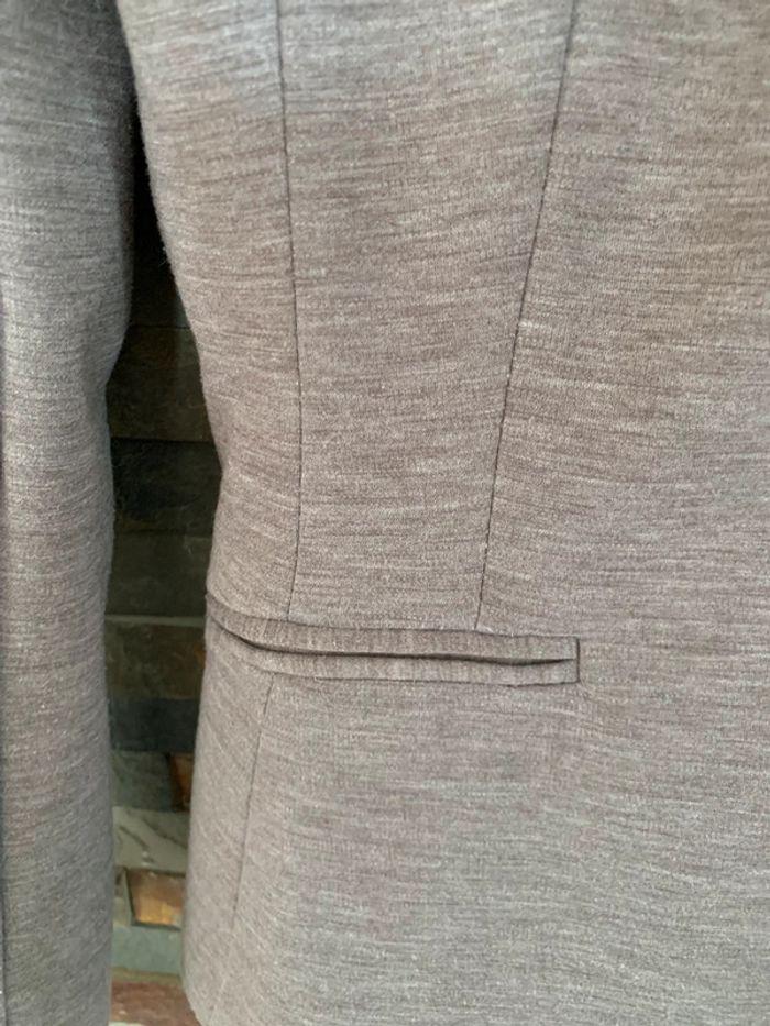 Veste blazer gris taille 34 H&M - photo numéro 4