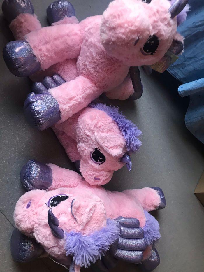 Grand peluche licorne 80 cm - photo numéro 4