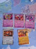 Lot de cartes pokémon mascarade crépusculaire