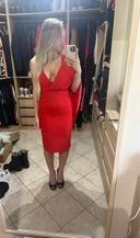 Robe soirée rouge