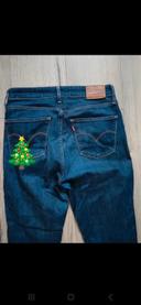 Jean levis bleu brut 721 high rise skinny 28x32