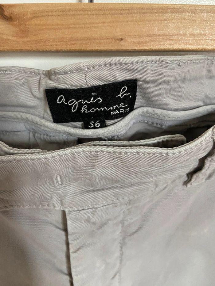 Pantalon Agnès B. Gris - photo numéro 1