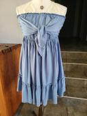 Robe sans manches courte bleue ciel taille 38 neuve sans étiquette Shein