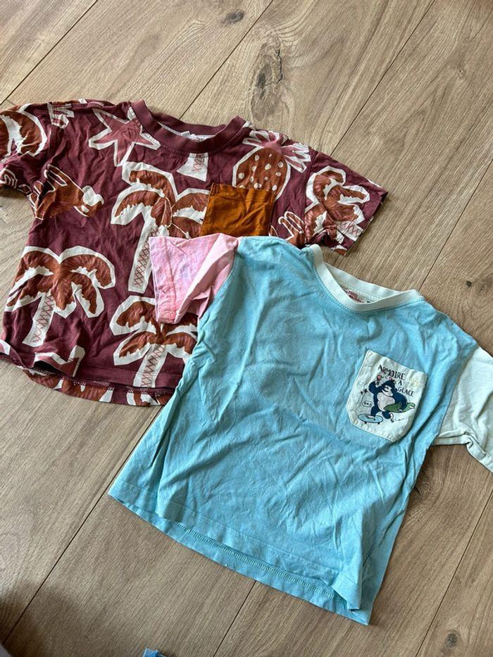 Lot 2 t shirt oversize 3 ans DPAM - photo numéro 1