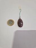 Pendentif agate suprême sculptée Vierge