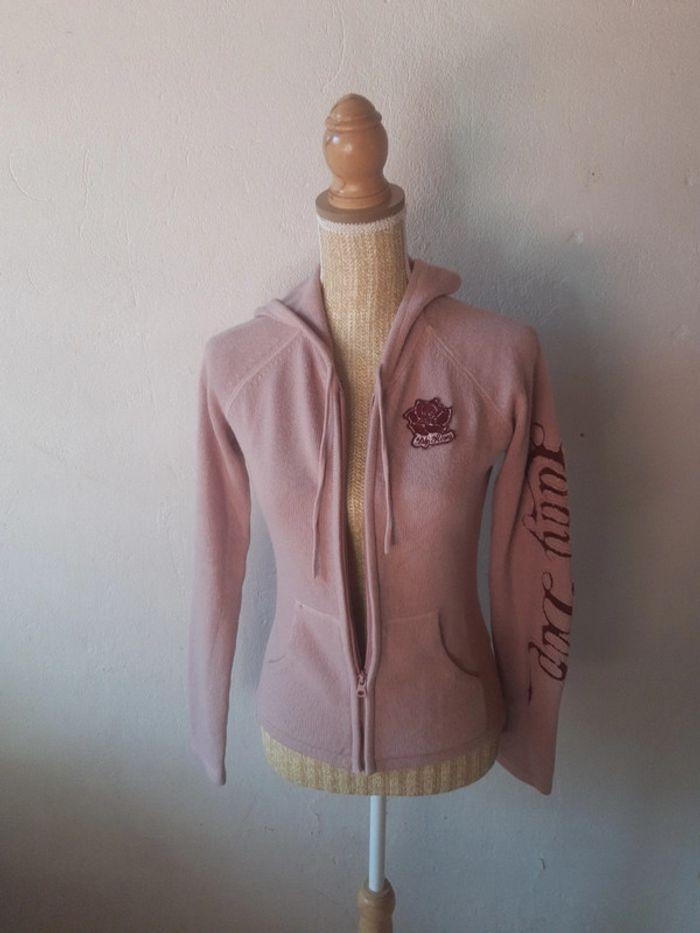 Veste gilet chaud rose lilas DDP fille 16 ans - photo numéro 4