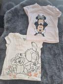 Lot de 2 t-shirt disney