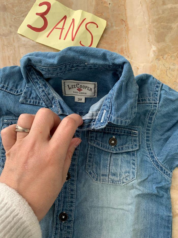 Chemise en jean lee Cooper 3 ans - photo numéro 2