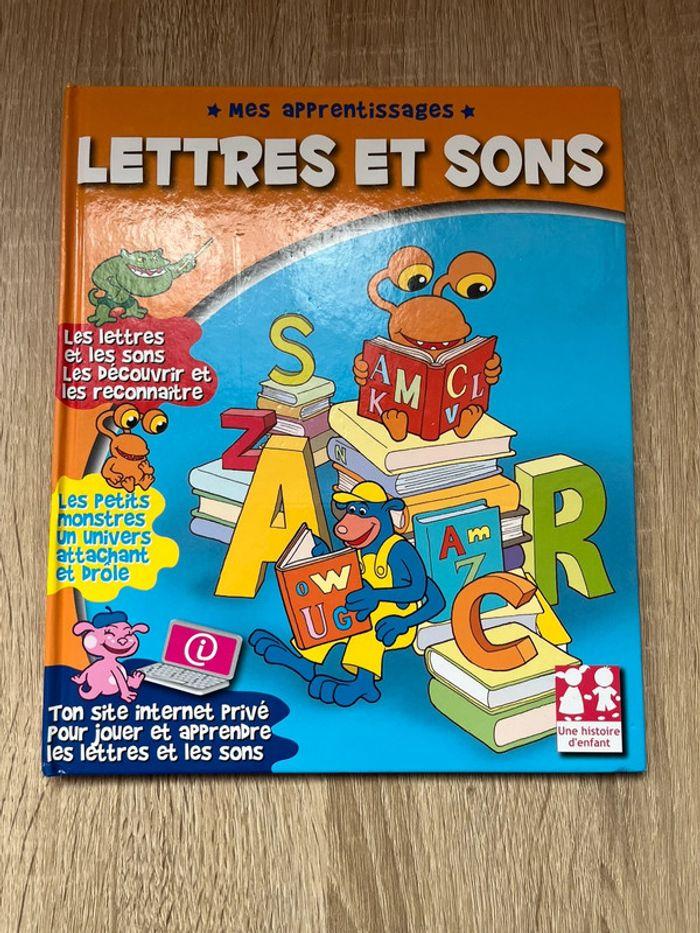 Livre mes apprentissages lettres et sons - photo numéro 1