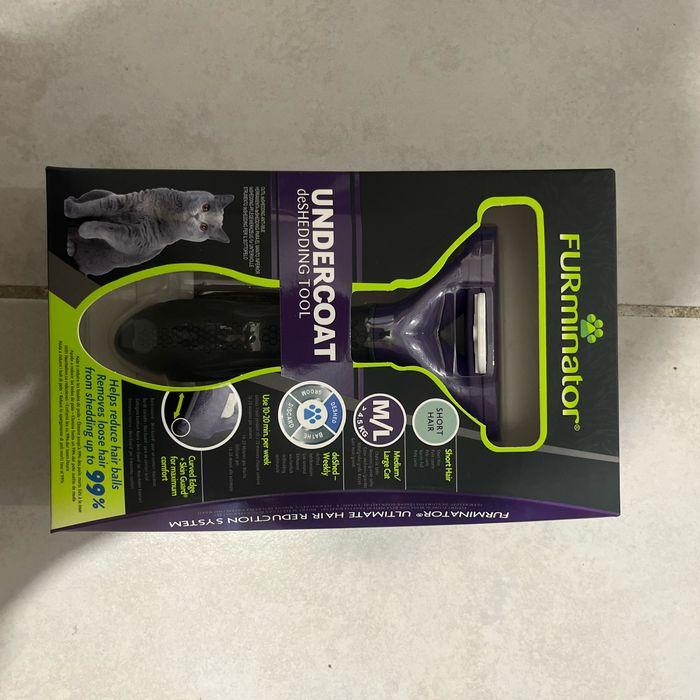 Furminator brosse pour chat taille M/L poil court - photo numéro 1