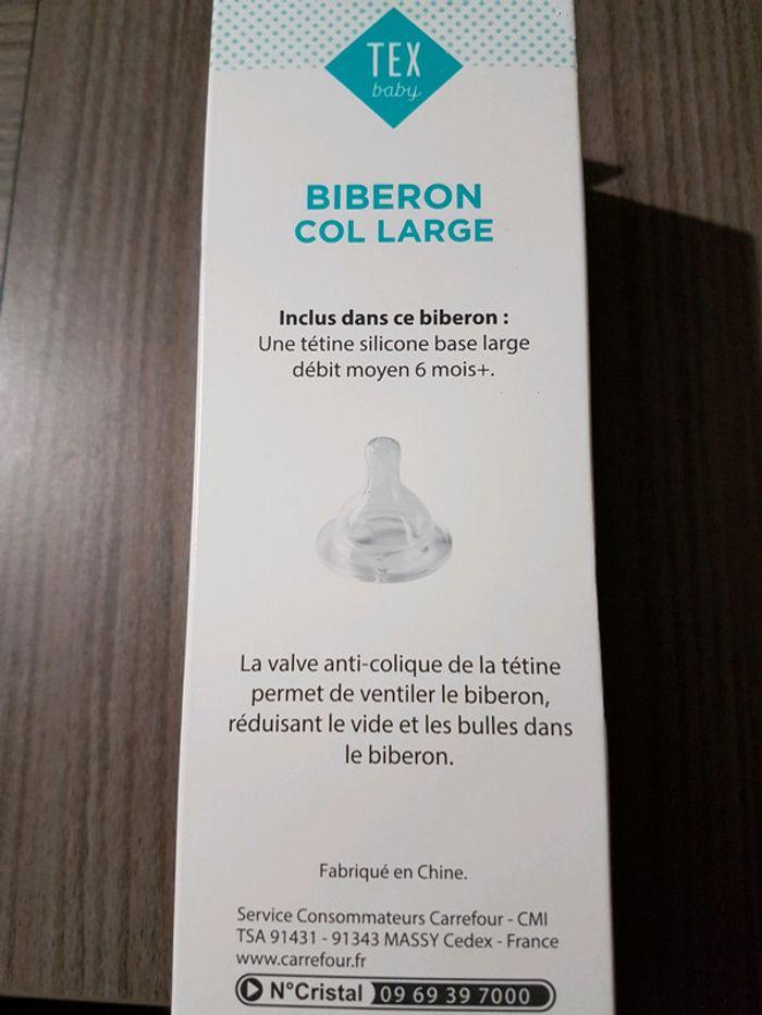 Biberon col large 360ml neuf - photo numéro 4