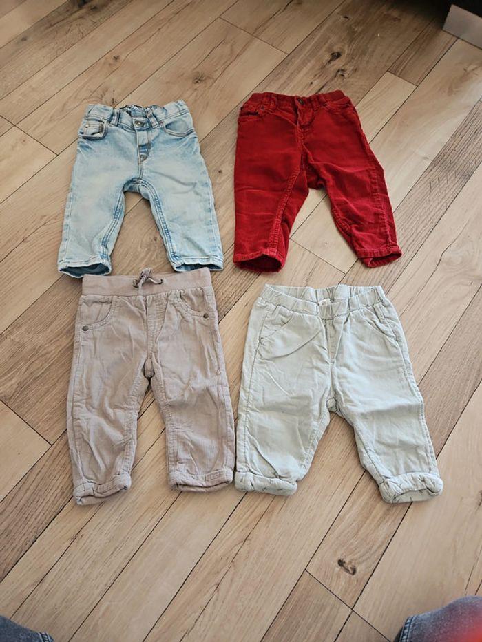 Lot 6 mois pantalons, pulls, gilets - photo numéro 9