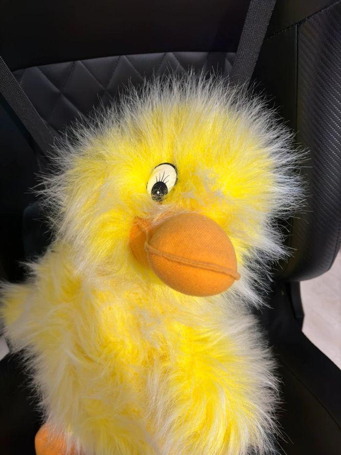 Grande peluche canard oiseau animal jaune Ajena - photo numéro 3