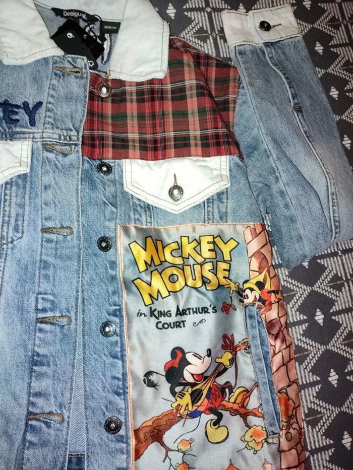 Veste en jeans Desigual Mickey Mouse XS - photo numéro 2