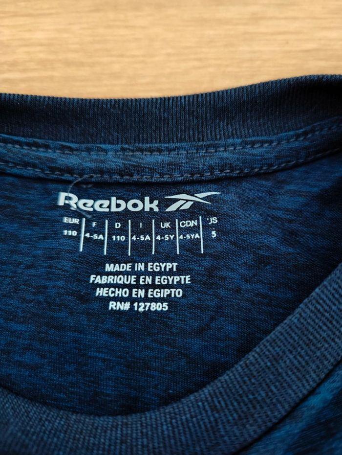 Tee-shirt Reebok bleu marine - photo numéro 4