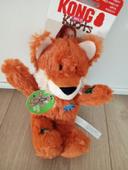 Jouet peluche renard kong pour chien