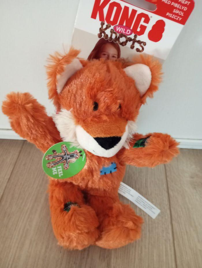 Jouet peluche renard kong pour chien - photo numéro 1