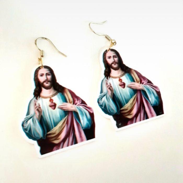 Boucles d’oreilles jesus - photo numéro 3