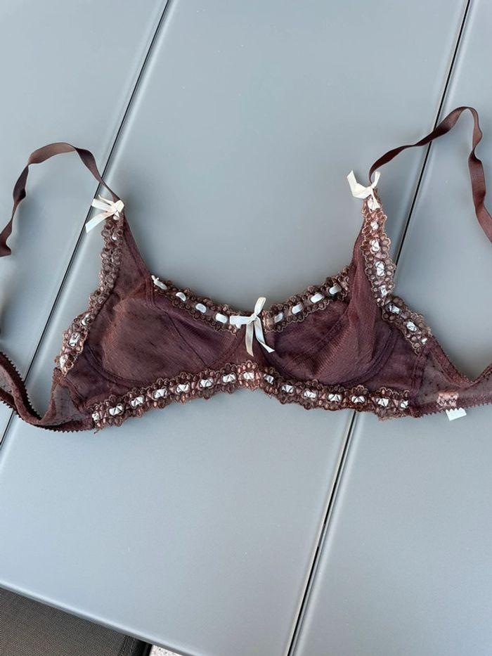 Soutien gorge marron 90C - photo numéro 1