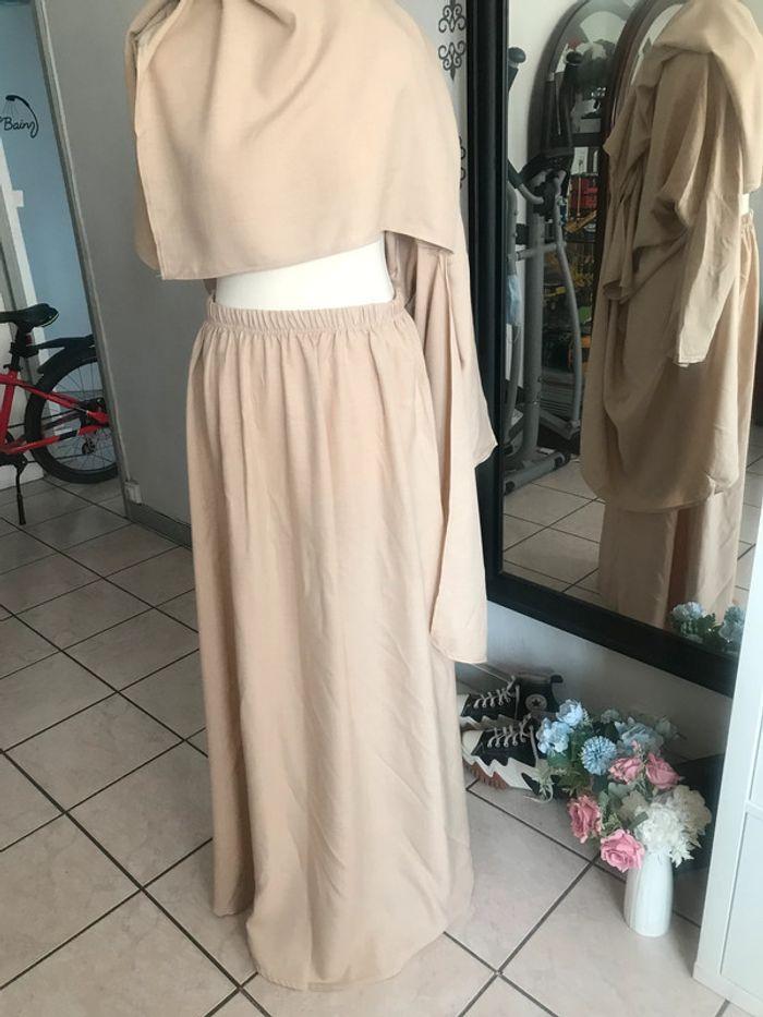 Ensemble Modesty Tunique jupe beige 🌼 - photo numéro 3