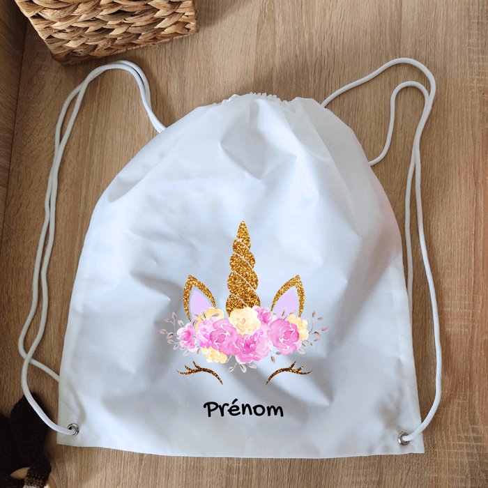 Sac personnalisé Licorne avec prénom - photo numéro 1