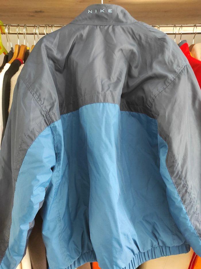 Veste vintage Nike réversible bleue marine taille L enfant - photo numéro 3