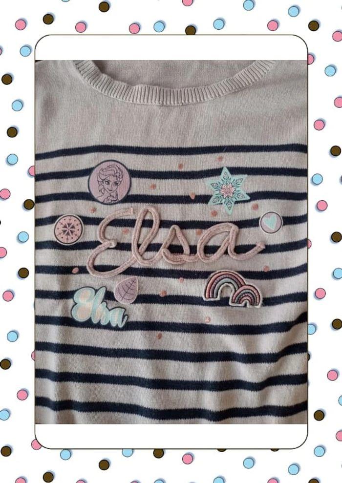 Pull fin Elsa sans nom taille 5 ans fille - photo numéro 2