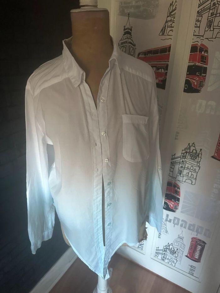 Chemise Kaporal blanche /bleue très clair - photo numéro 1